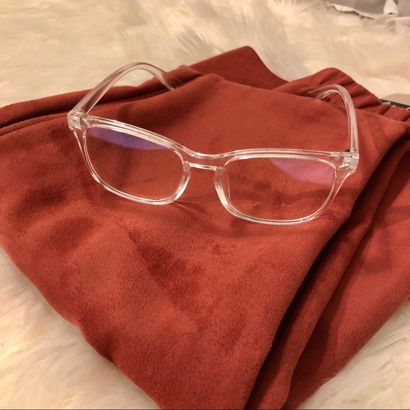 Clear Frame Blue Light Glasses - Picture 2 of 5